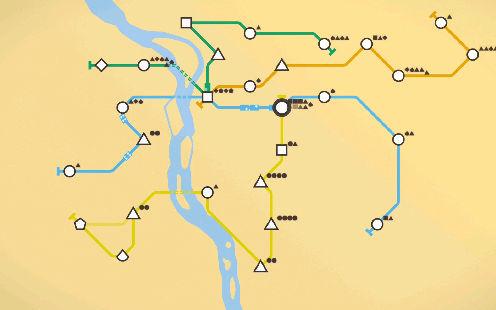 第六期开罗迷你地铁萌新mnmtrday6玩到自闭