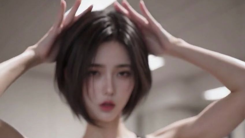 短发健身私教