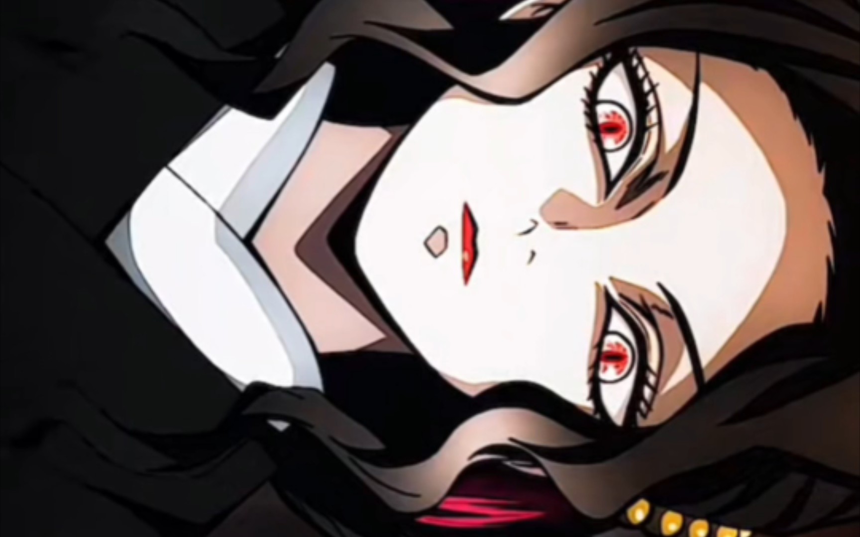 无惨女装时眼神好有压迫感