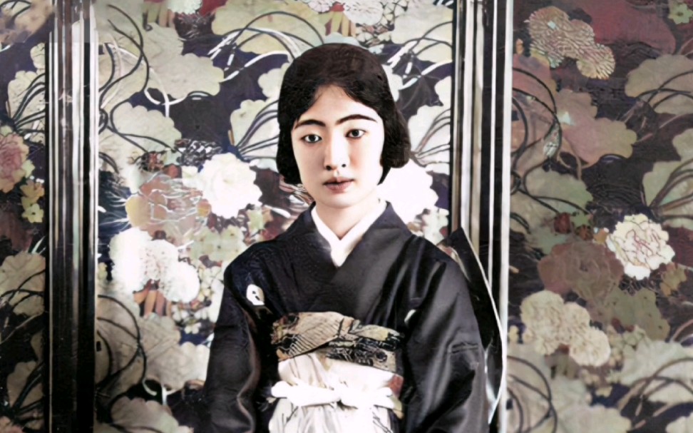 身穿和服的清朝末代皇后婉容,精神状态逐渐崩塌_哔哩哔哩_bilibili