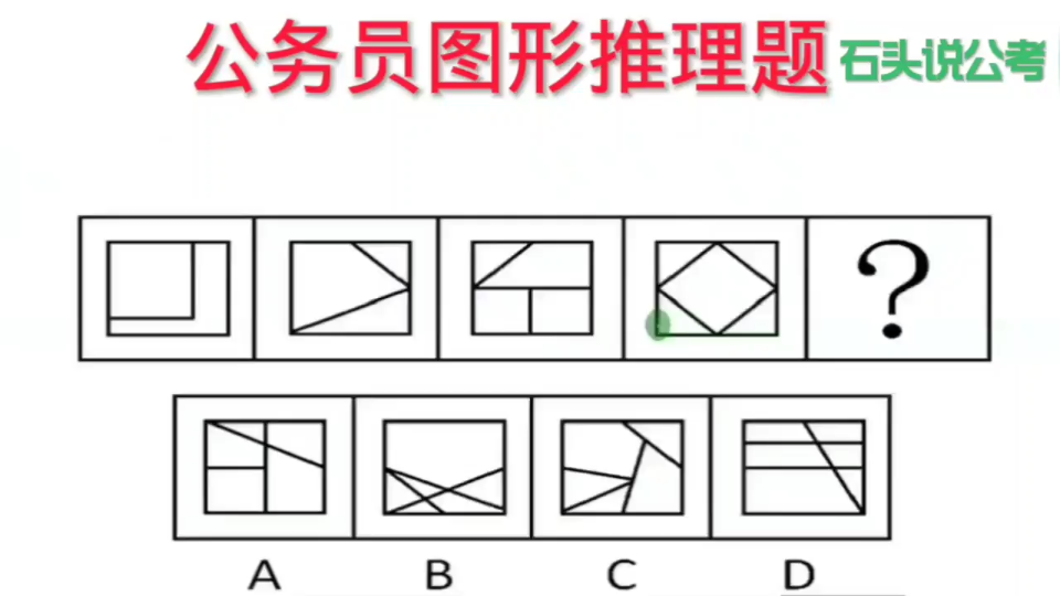 公考题:非常经典公务员招录考试图形推理真题,近几年公考热点题型与常考知识点,解题思路值得大家复习时参考哔哩哔哩bilibili