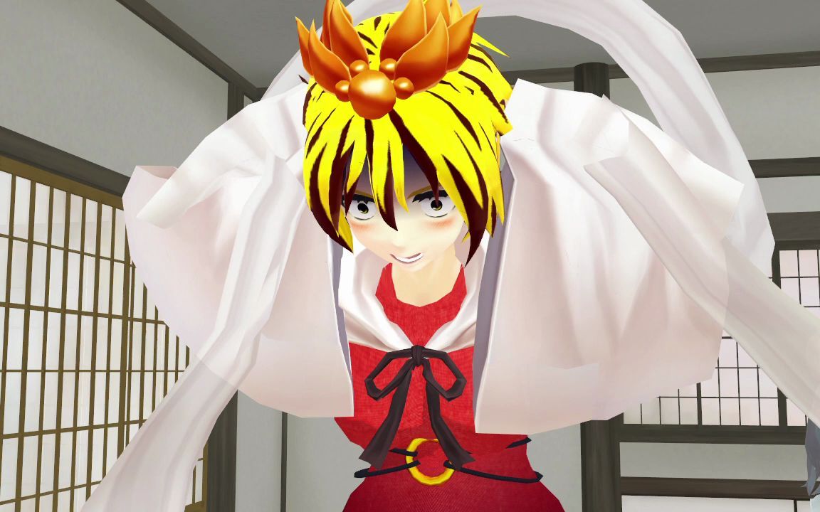 【东方mmd】寅丸星想吓纳兹琳一跳
