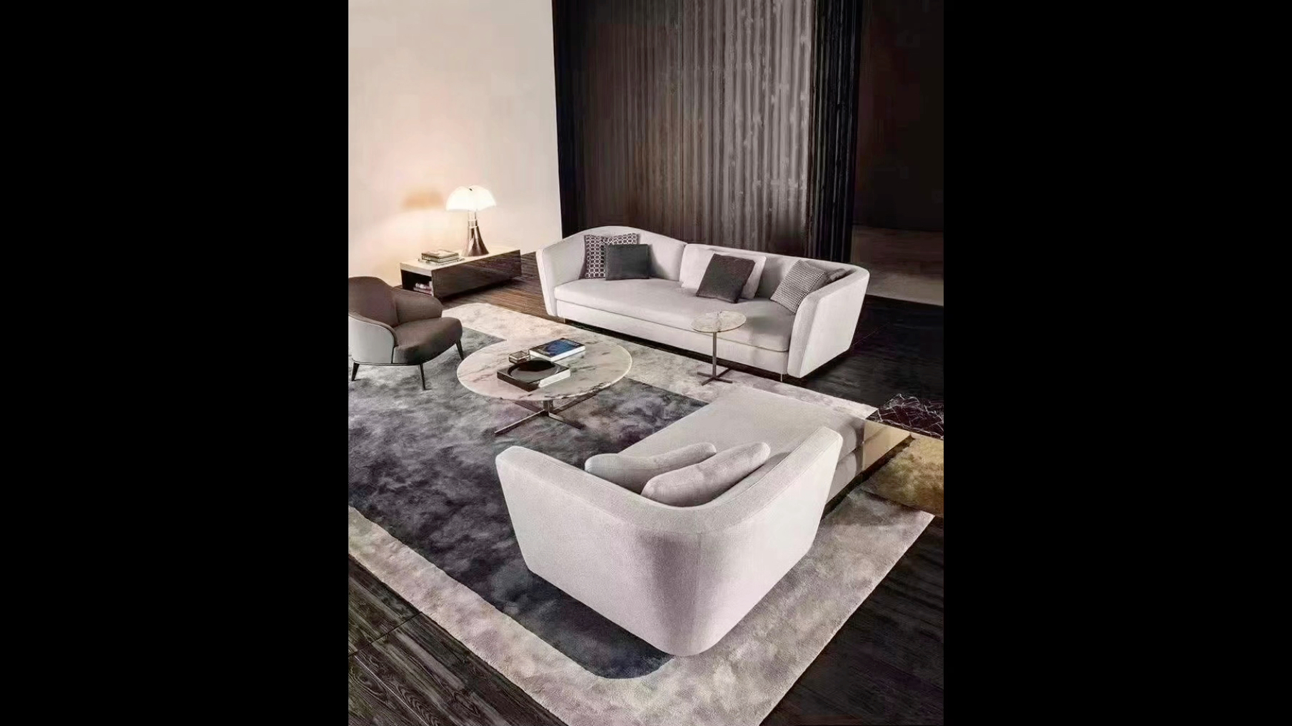 【MINOTTIⷮŠ沙发】优美的线条是SEYMOUR沙发的灵感之源,有着女性的温柔和感性特质.哔哩哔哩bilibili