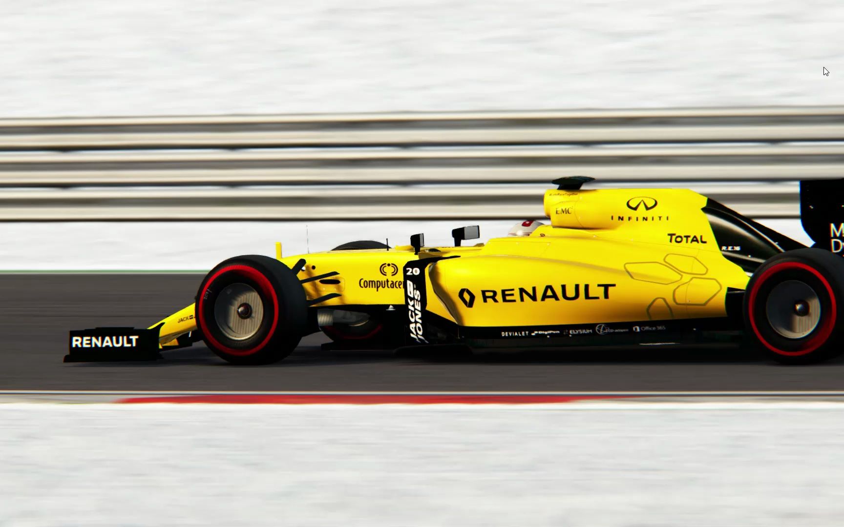 雷诺rs-16 红牛环赛道车载 雷诺回归的第一年