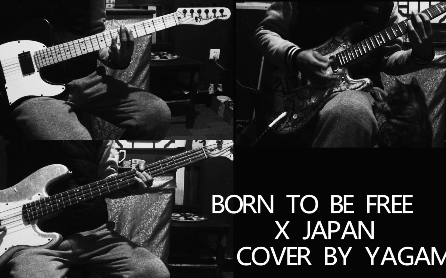 [图]X JAPAN BORN TO BE FREE 双吉他+贝斯COVER