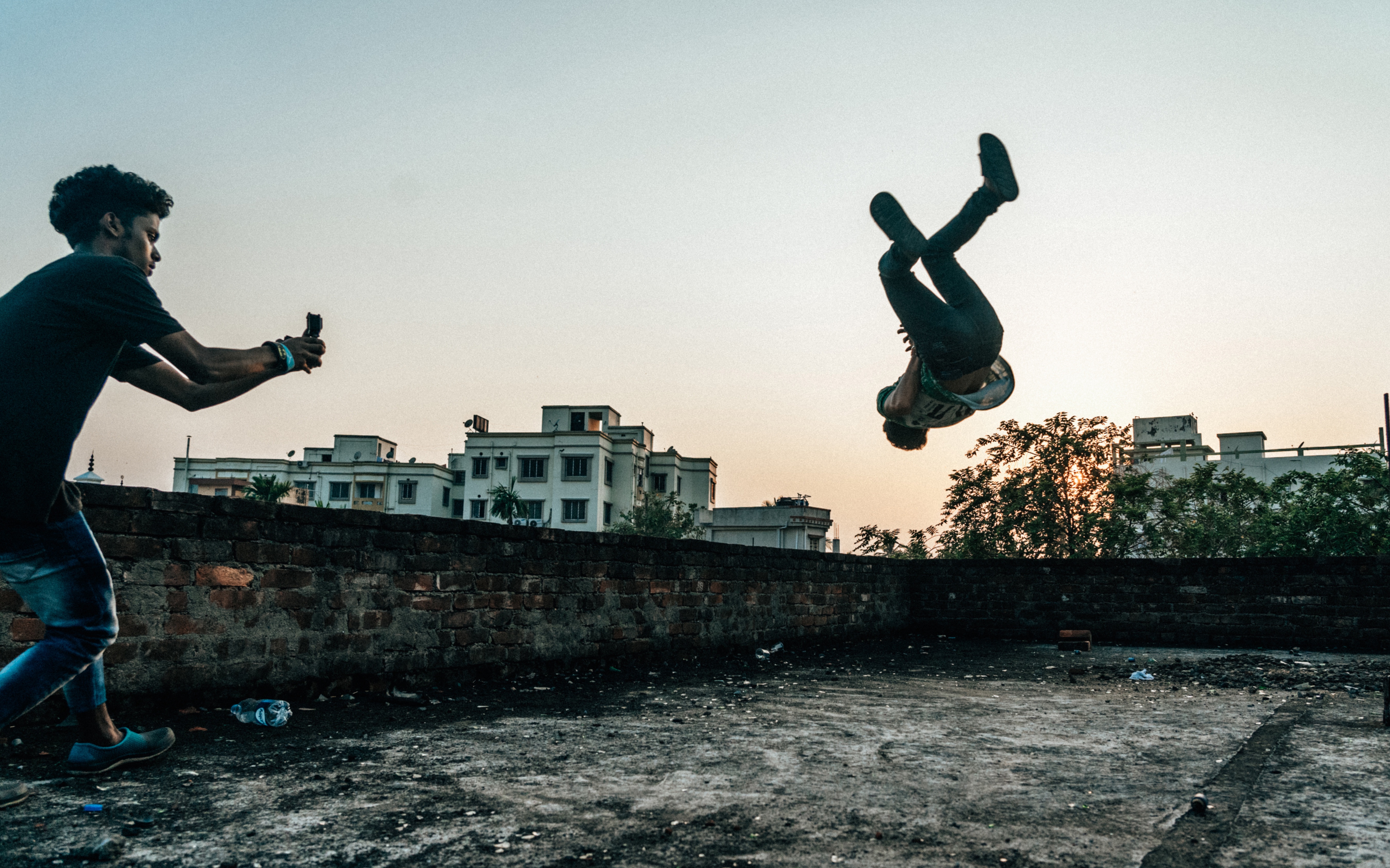 [图]在加尔各答的两小时跑酷时光Kolkata parkour