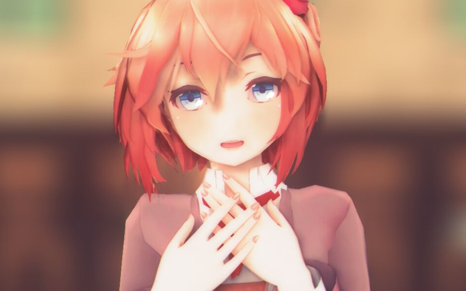 [图]「DDLCxMMD」跟我一起远走高飞 .「Sayori*联动」