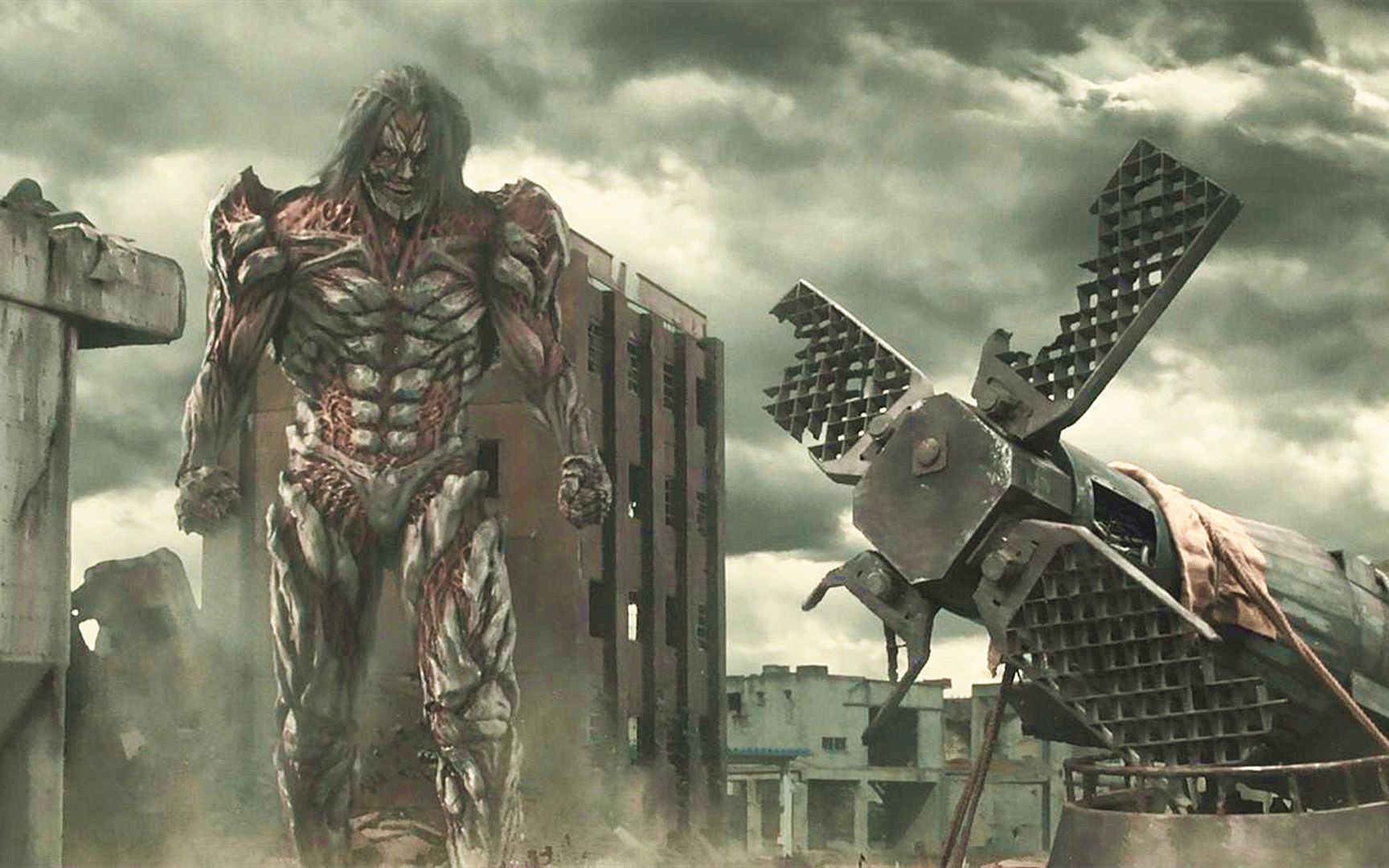 恐怖的巨人突然出现,吃掉了一半的人类,更恐怖的是发明他们的人