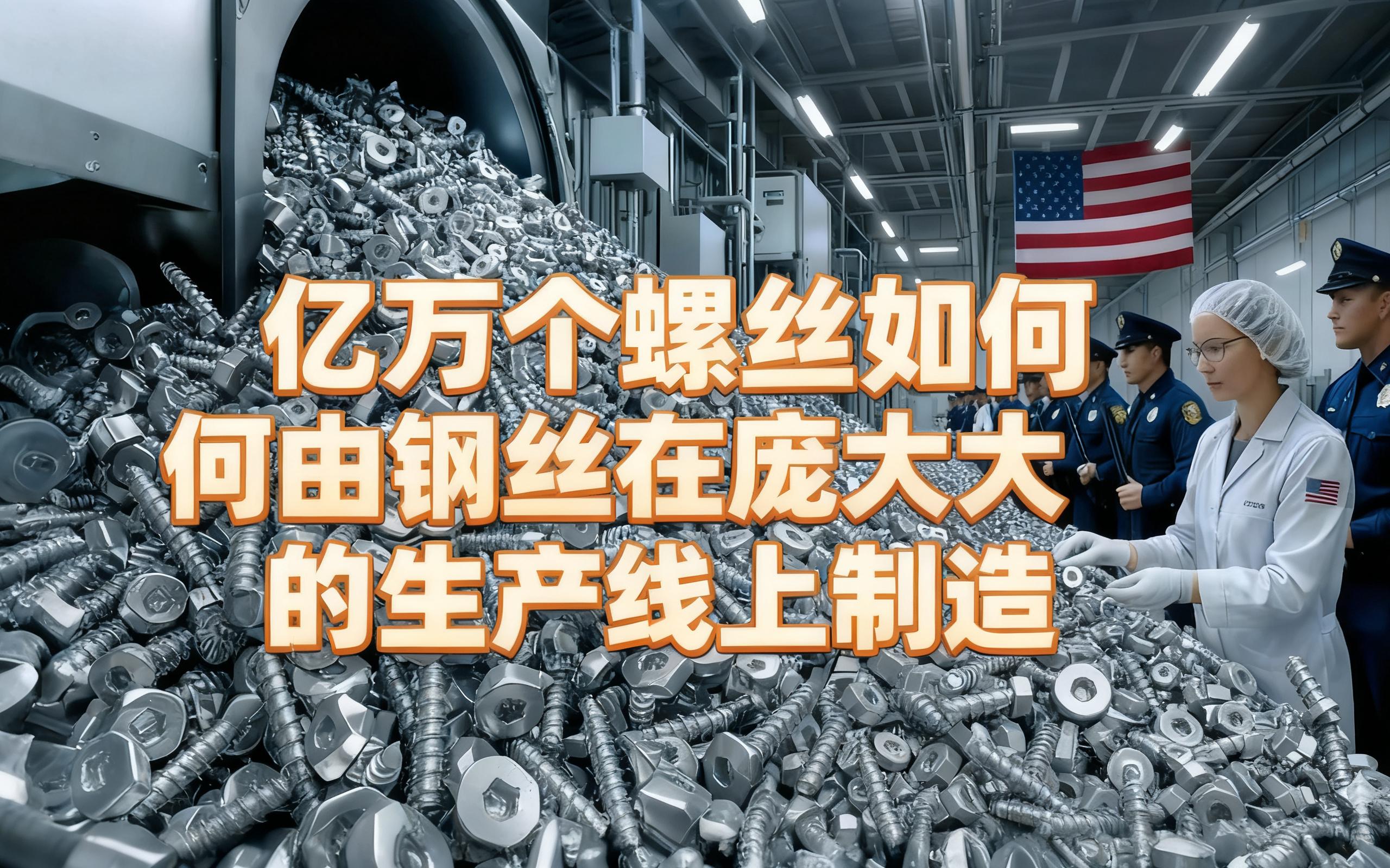 [中配]亿万个螺丝如何由钢丝在庞大的生产线上制造 - The Factoran