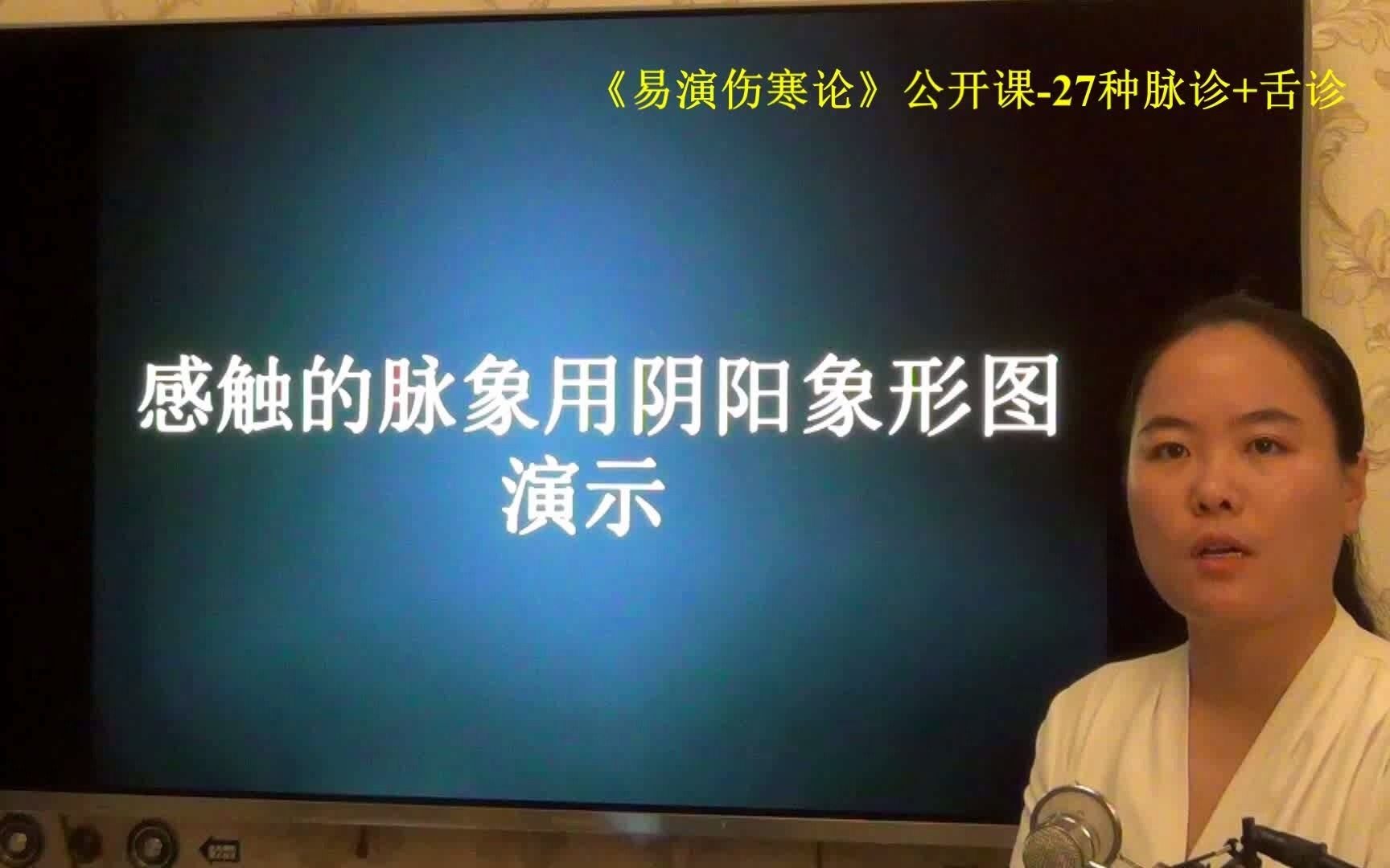 [图]5手指感触的脉象用易演伤寒论阴阳象形图演示