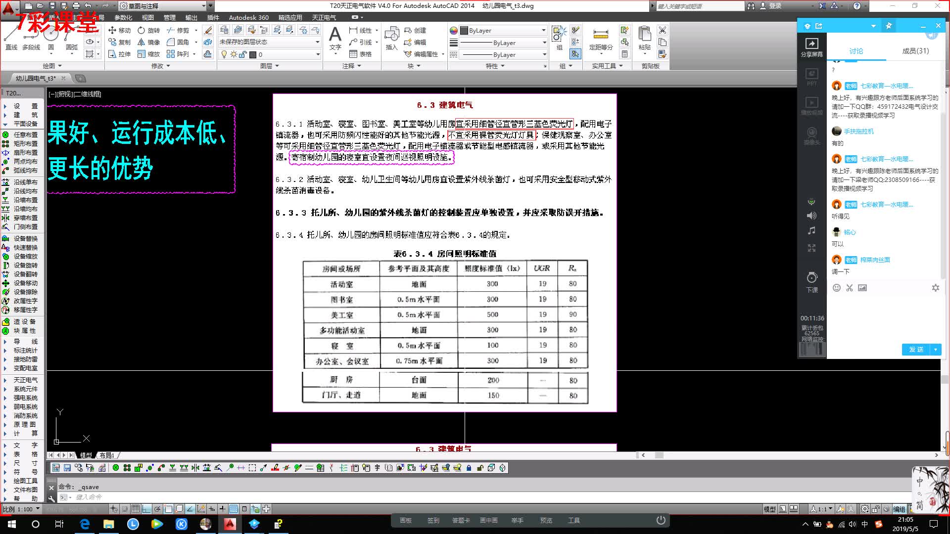 [图]七彩教育-建筑电气设计-幼儿园电气设计讲解