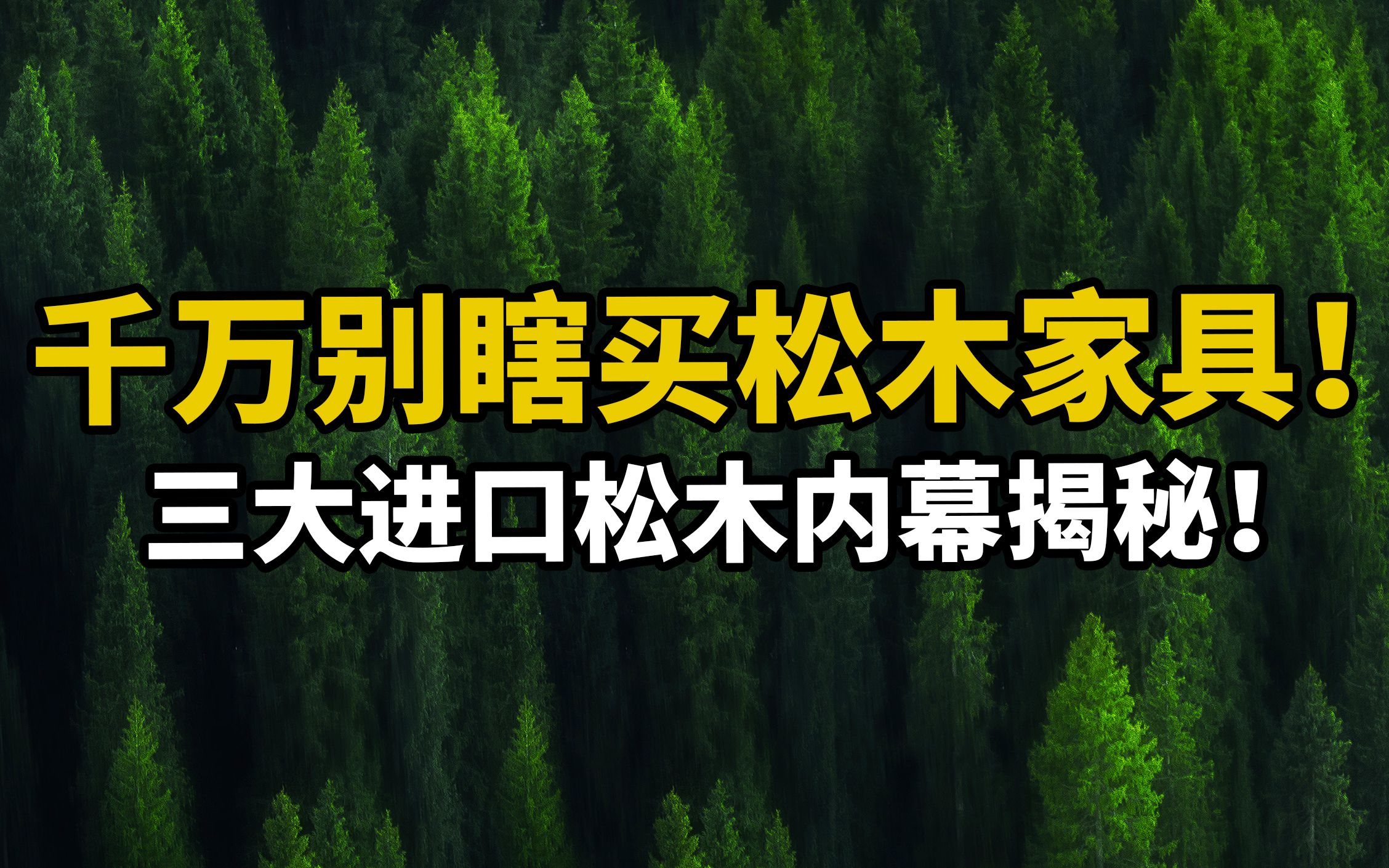 [图]松木家具味道大？樟子松辐射松芬兰松到底哪种好？新西兰松智利松欧洲云杉西伯利亚松又都是什么鬼？松木是不是好实木？|买家具，奇怪的知识又增加了05