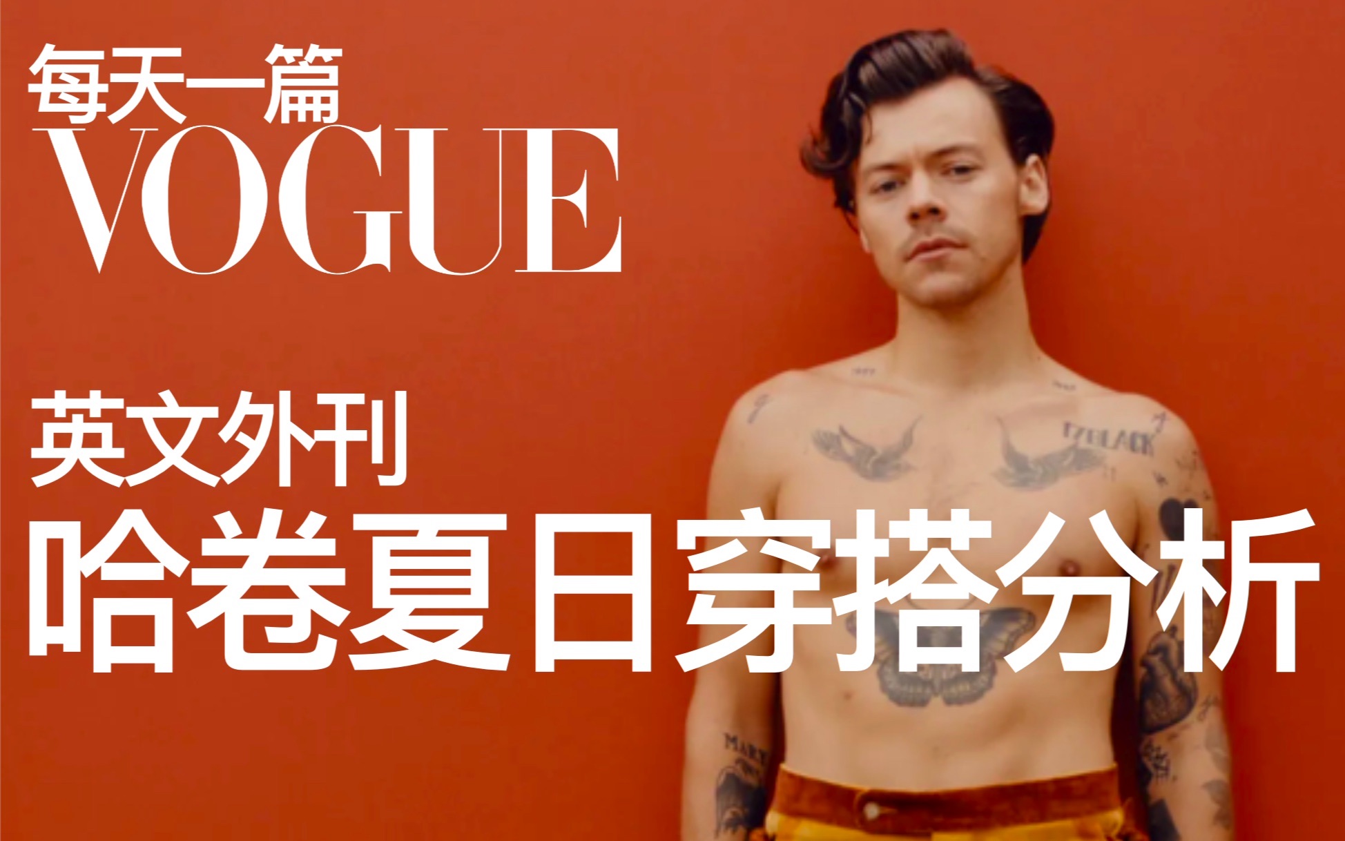 英文时尚外刊:哈卷在威尼斯穿搭,Vans搭配GUCCI【Harry Styles】哔哩哔哩bilibili