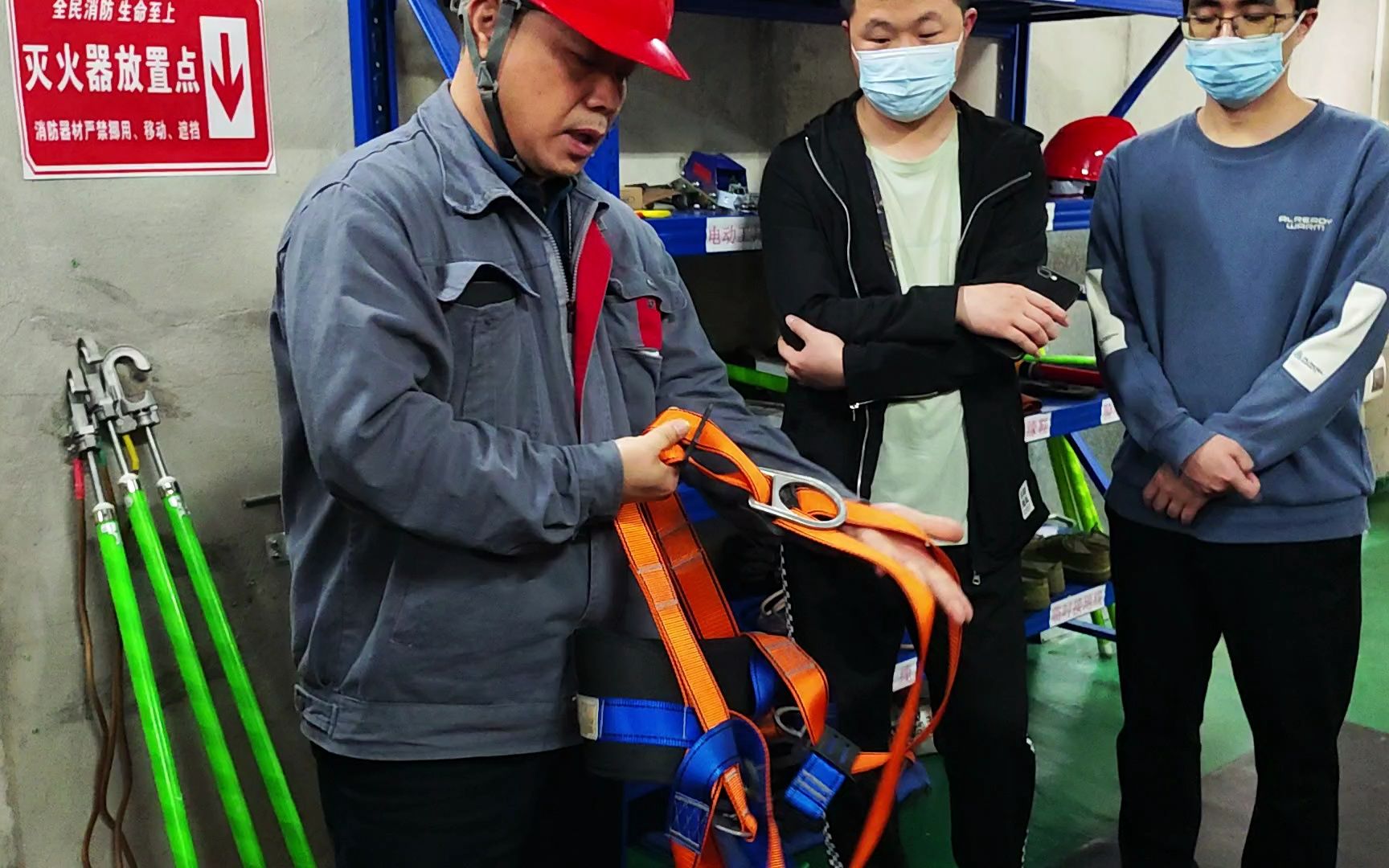 古月金真-高压电工考证10kv挂接地线实操培训