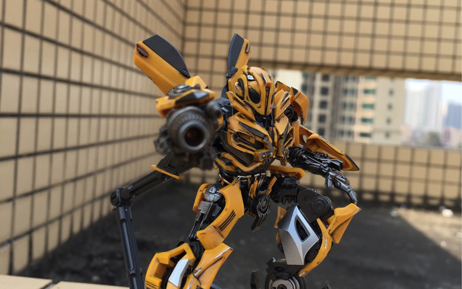 小号手变五大黄蜂重涂全过程