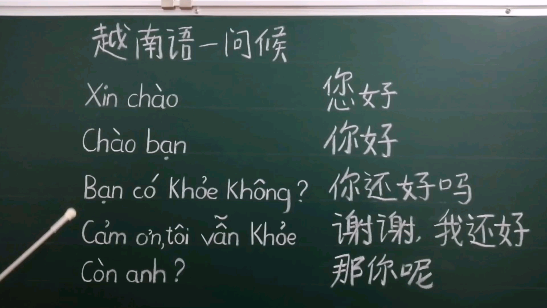 [图]初次见到越南人，想打个招呼！那越南语你好怎么说呢？