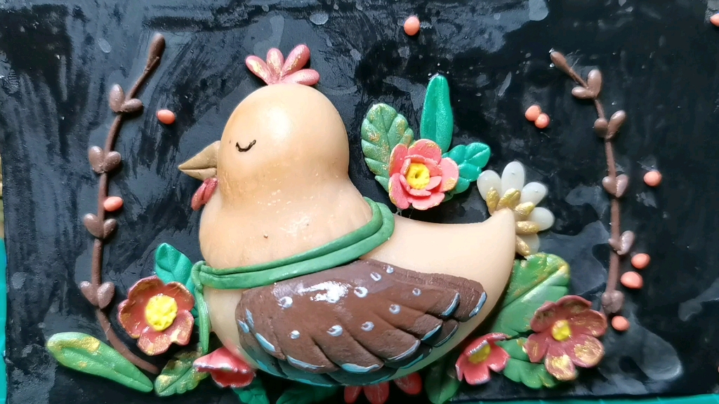 超简单粘土小母鸡的做法