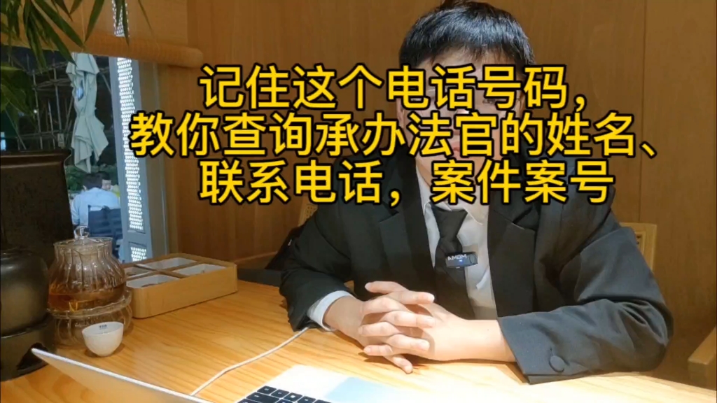 记住这个电话号码,教你查询承办法官的姓名、联系电话,案件案号哔哩哔哩bilibili