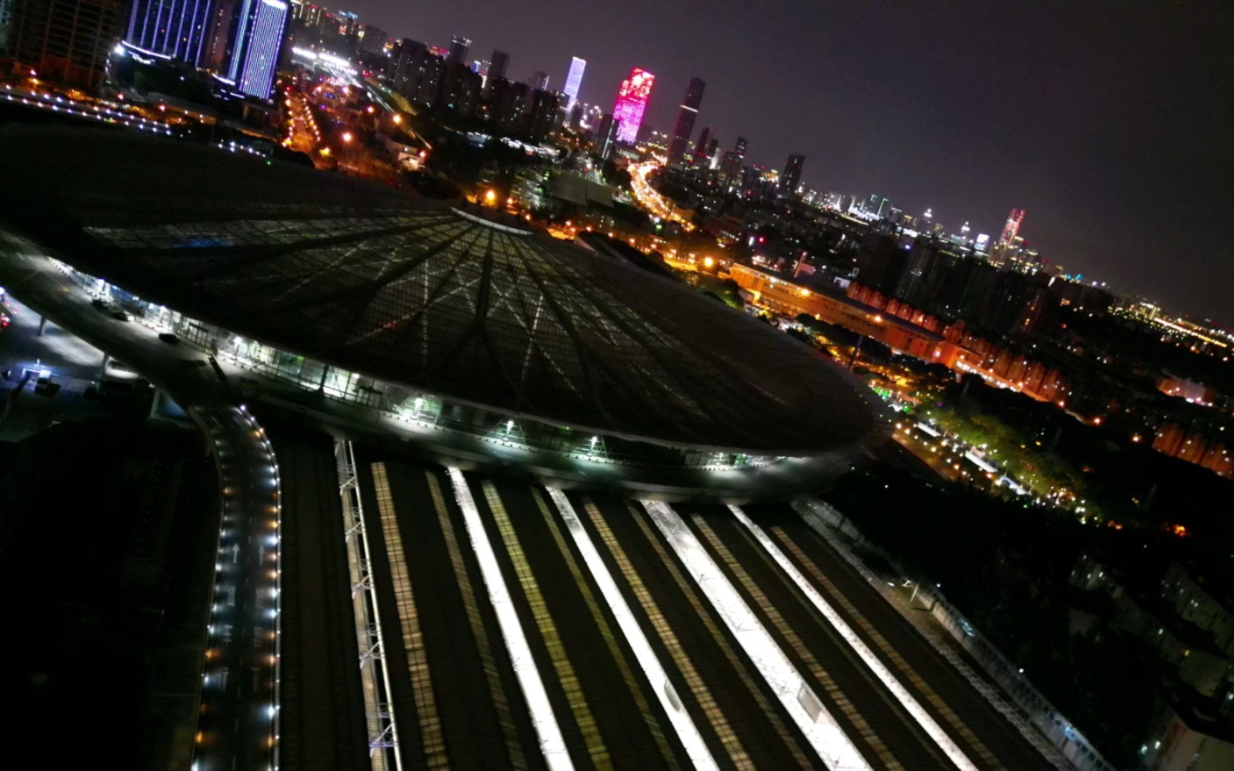 上海火车站夜景图片图片