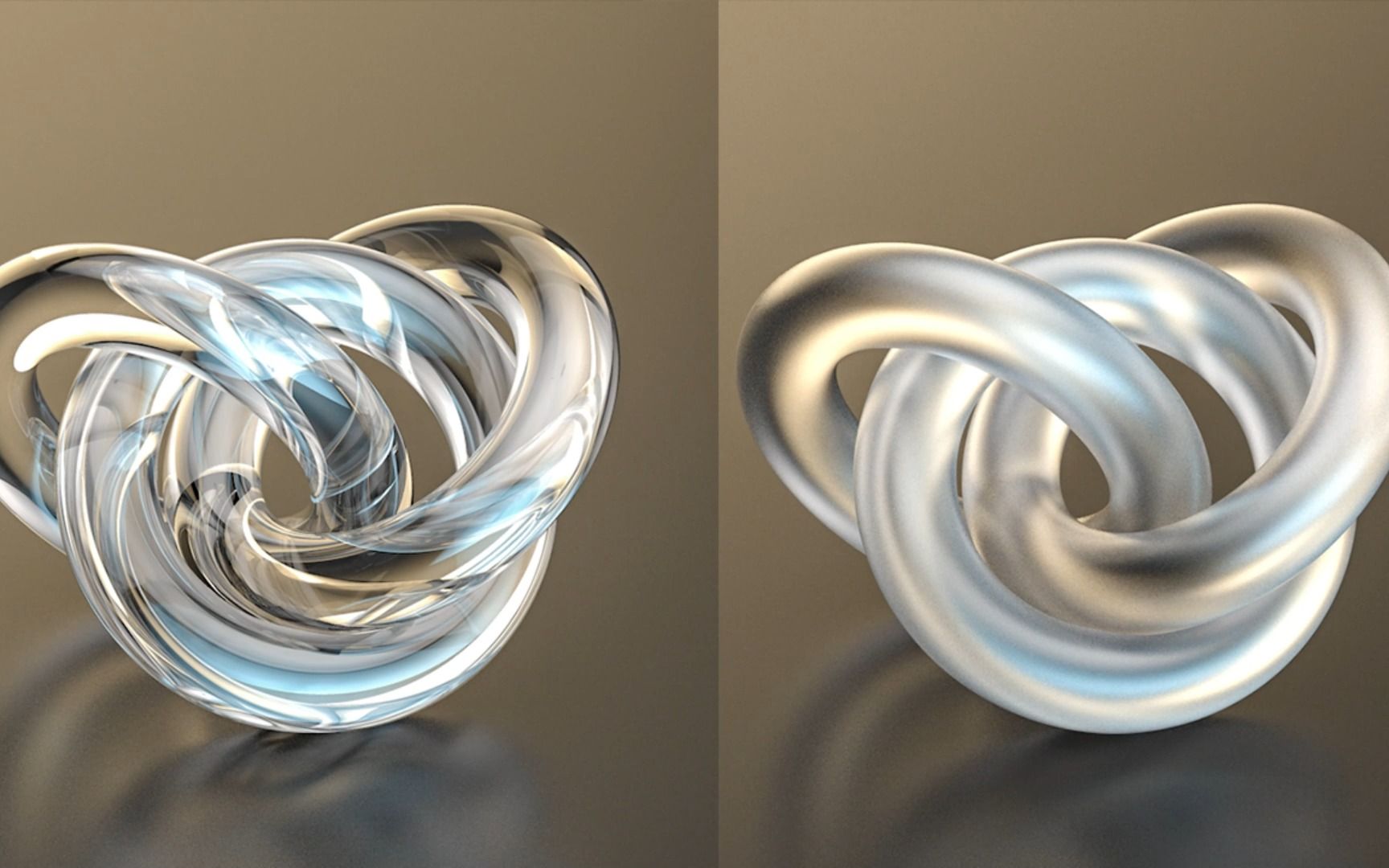 c4d光滑玻璃和毛玻璃材质