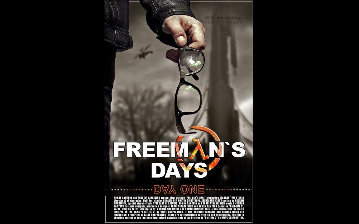 半条命真人电影《弗里曼之日》/Freeman's Days【俄语中字/游戏改编/真人电影】【完结】哔哩哔哩bilibili