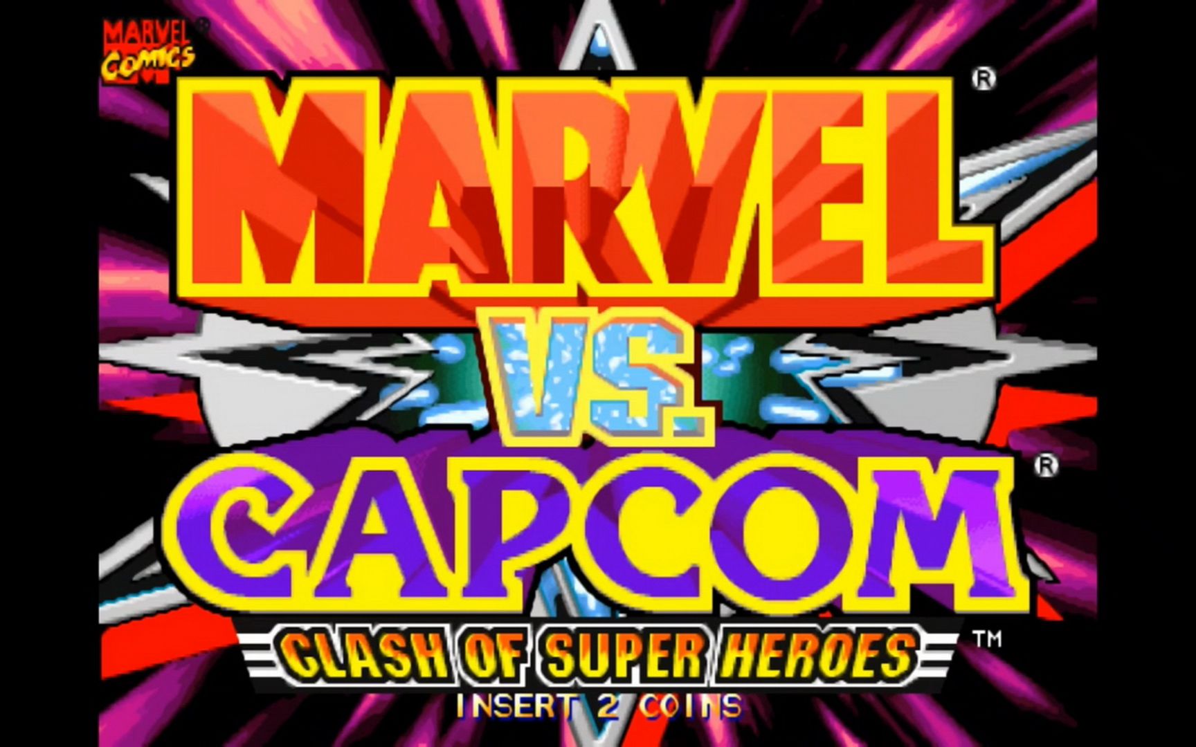 [图]街机游戏：超级漫画英雄对卡普空-超级英雄的碰撞Marvel Vs Capcom Clash of Super Heroes