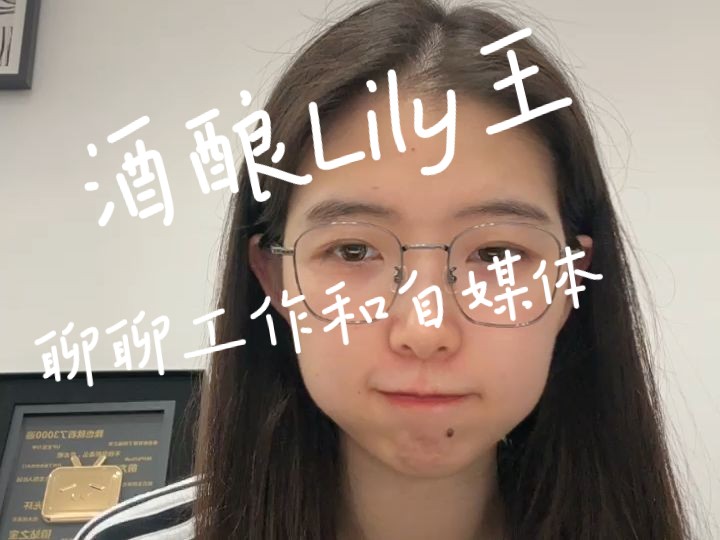 【酒酿Lily王】一份稳定的工作, 自媒体是副业哔哩哔哩bilibili