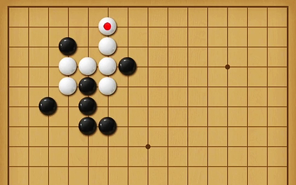 五子棋白子最快赢棋阵法脚丫阵