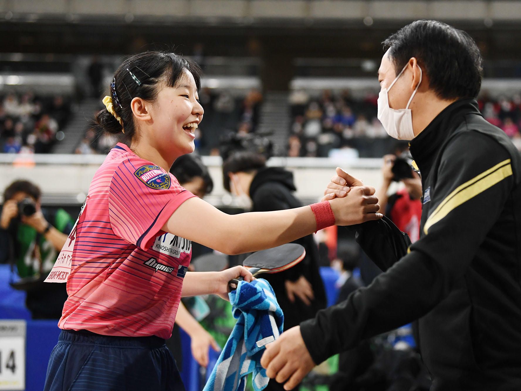 恭喜张本美和刚刚获得2024年全日本乒乓球锦标赛青少年组女单冠军