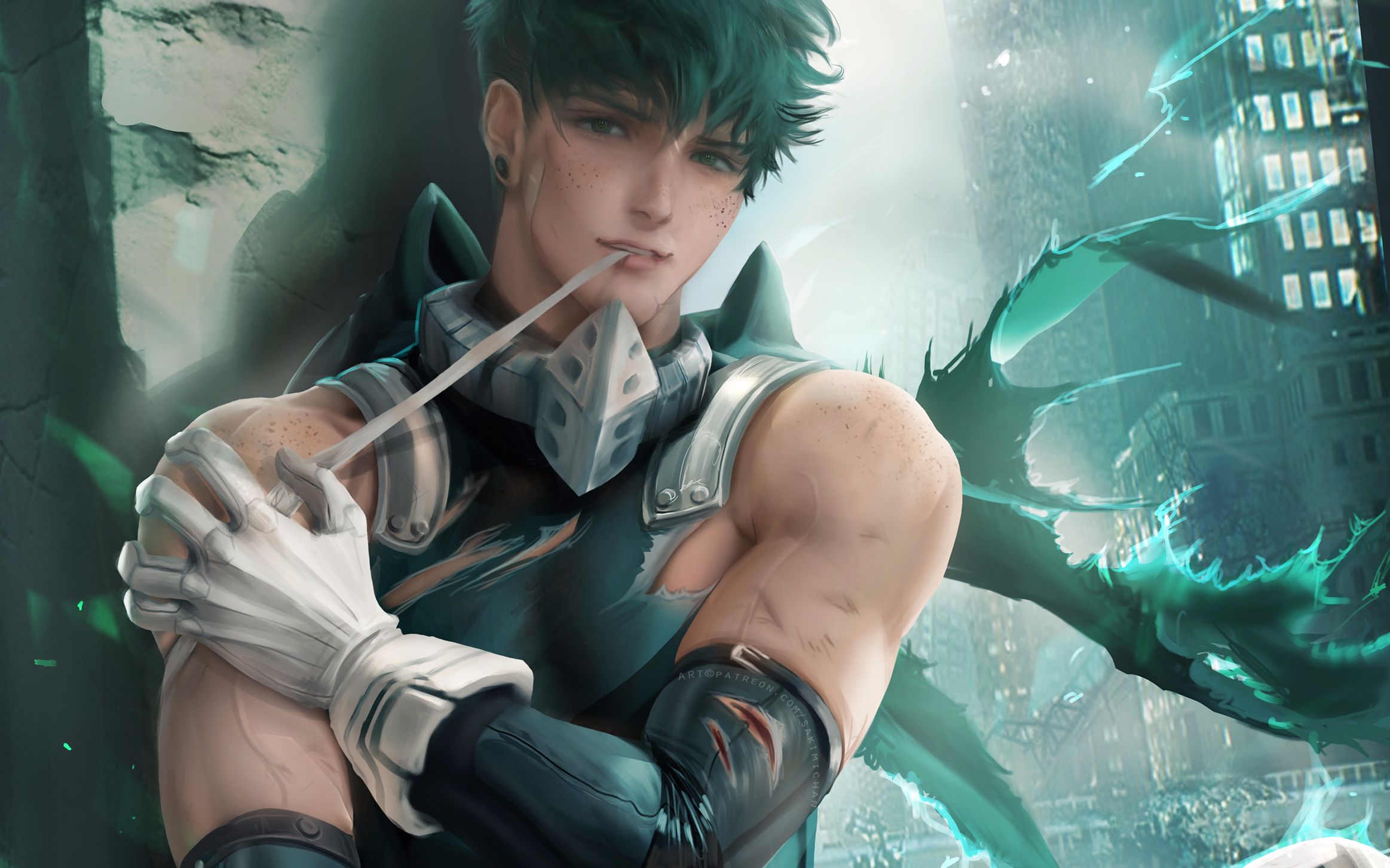 【画手之路附录】绿谷出久 sakimichan 绘制全过程