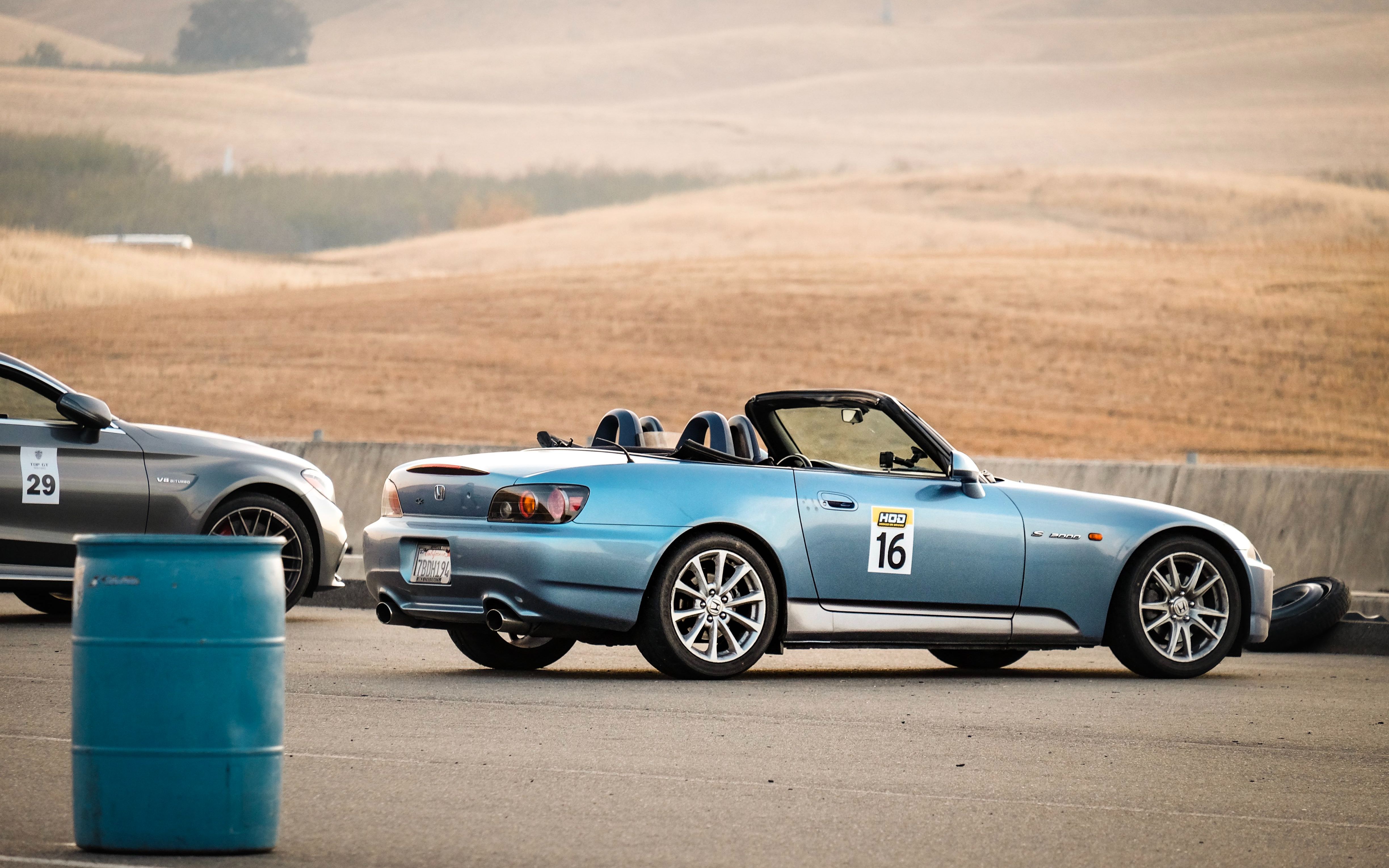 第一次正经开本田s2000下赛道 - thunderhill west