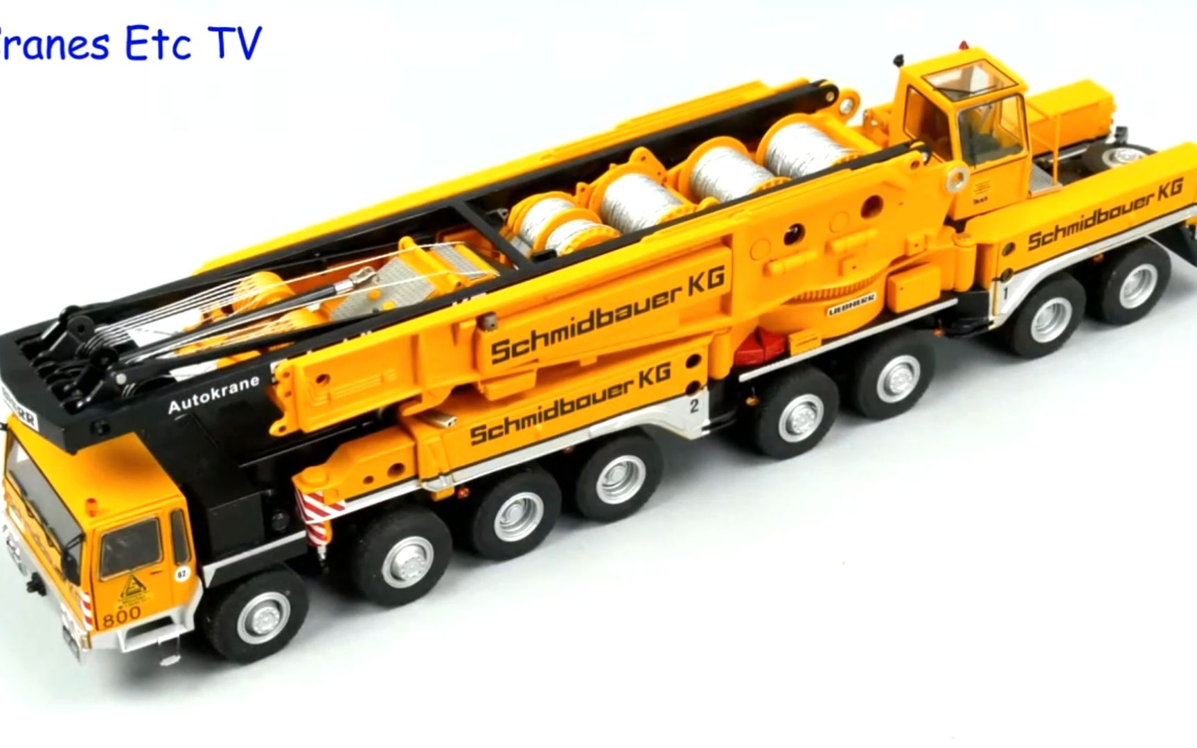 利勃海尔liebherrltm1800起重机静态模型