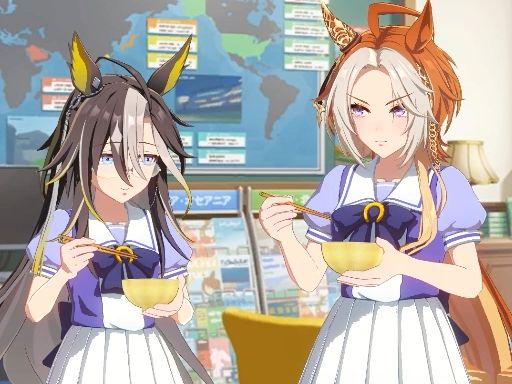 【赛马娘/中字】泡饭虽然好吃,不要吃多哦(一家都爱吃茶泡饭)