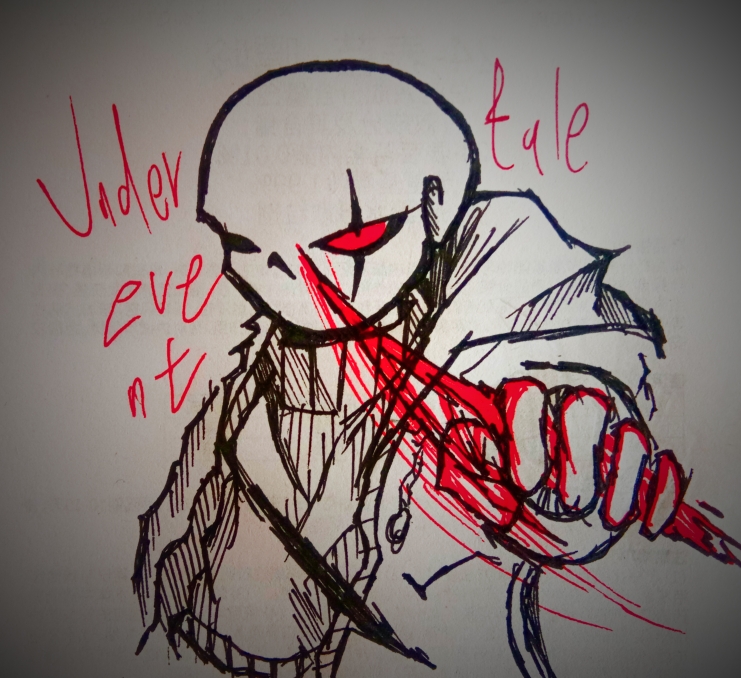 [undertale;event/传说之下 事件] 角色绘画:sans
