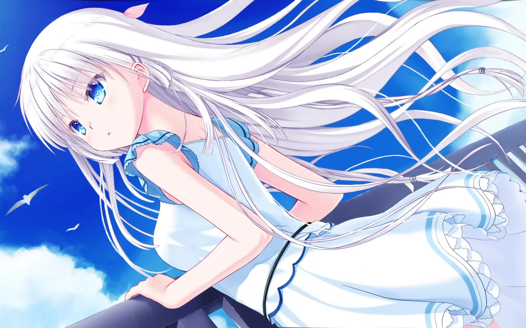 1080p60fpssummerpockets鸣濑白羽动态壁纸