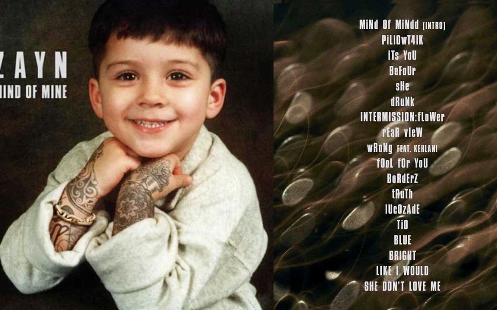 美渣Zayn Malik泽恩ⷮŠ马利克首张录音室专辑《Mind Of Mine》官方全专辑完整版试听哔哩哔哩bilibili