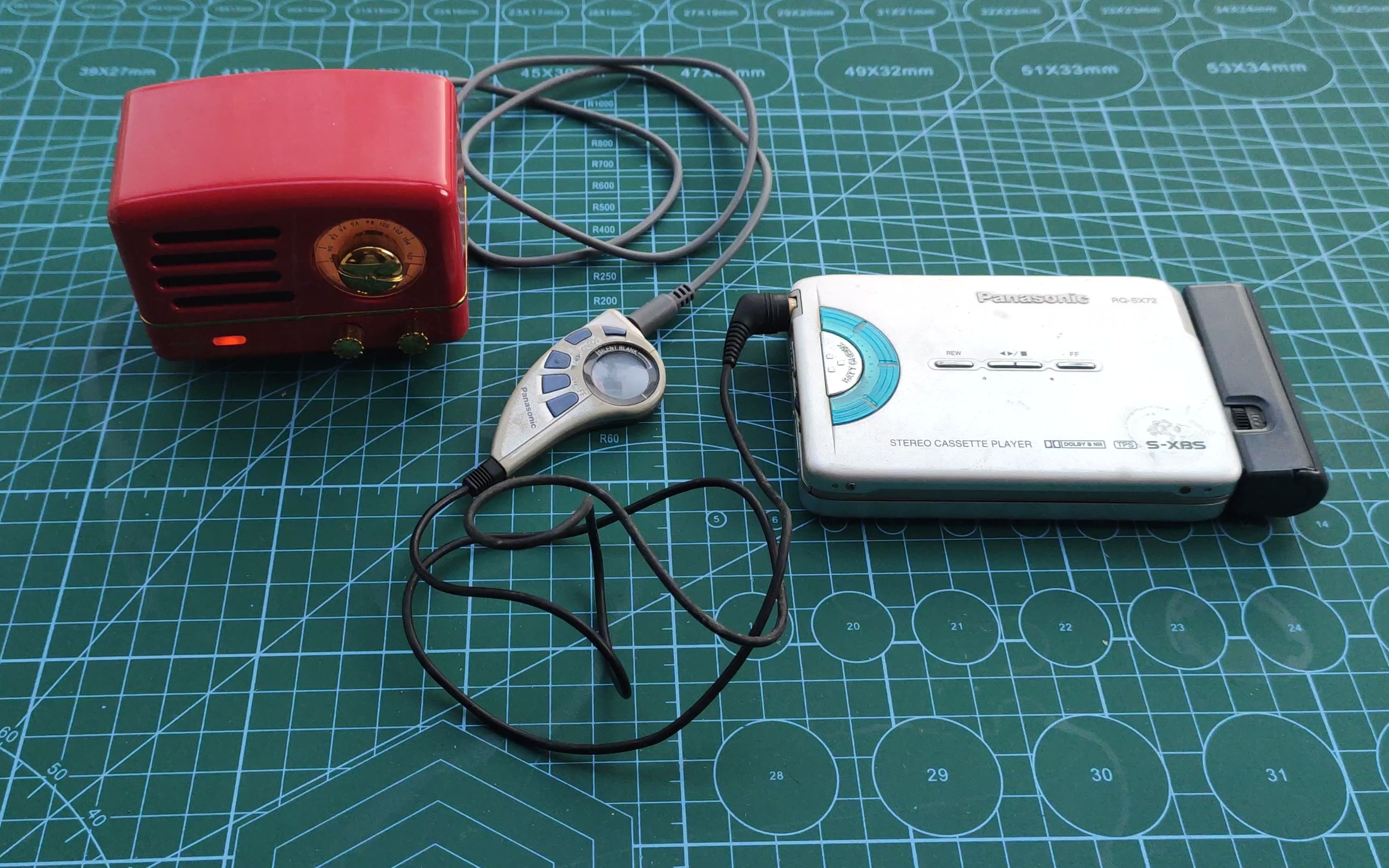 修理一个近20年的皮带老化的松下随身听