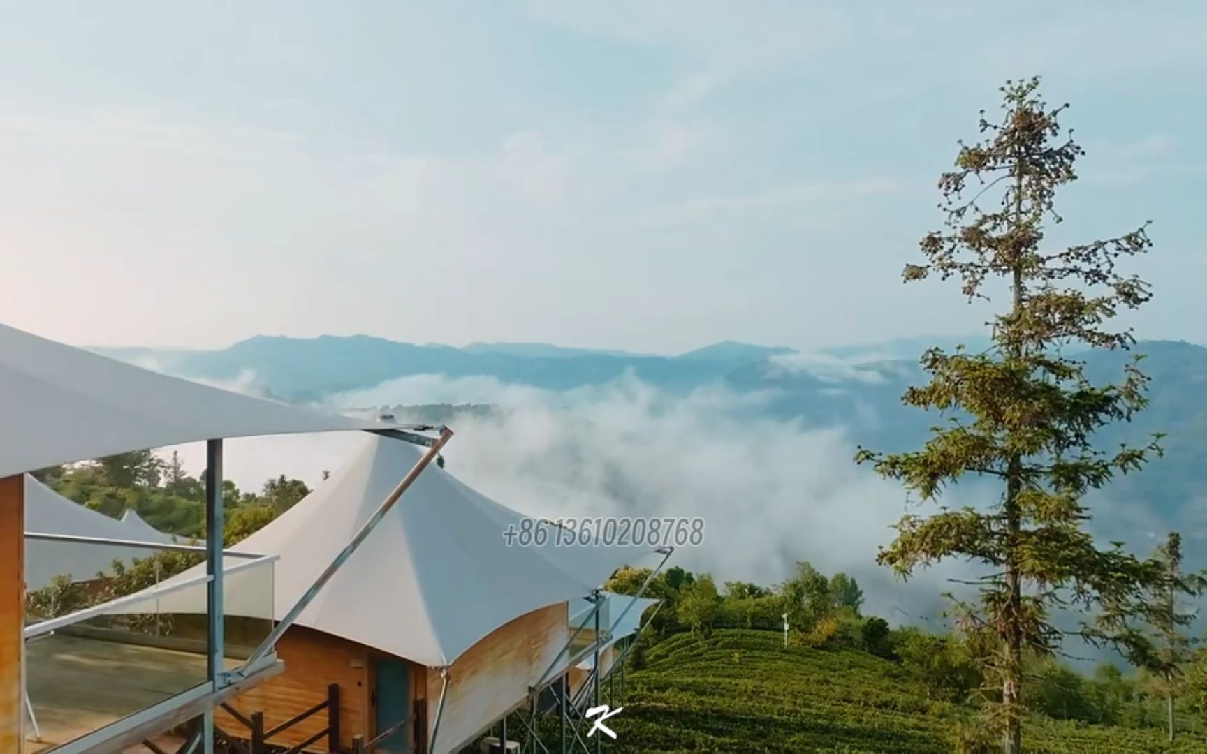 云南单峰野奢膜结构帐篷酒店