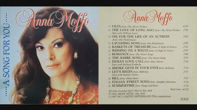 [图]【良心专辑】Anna Moffo-A Song For You-1962