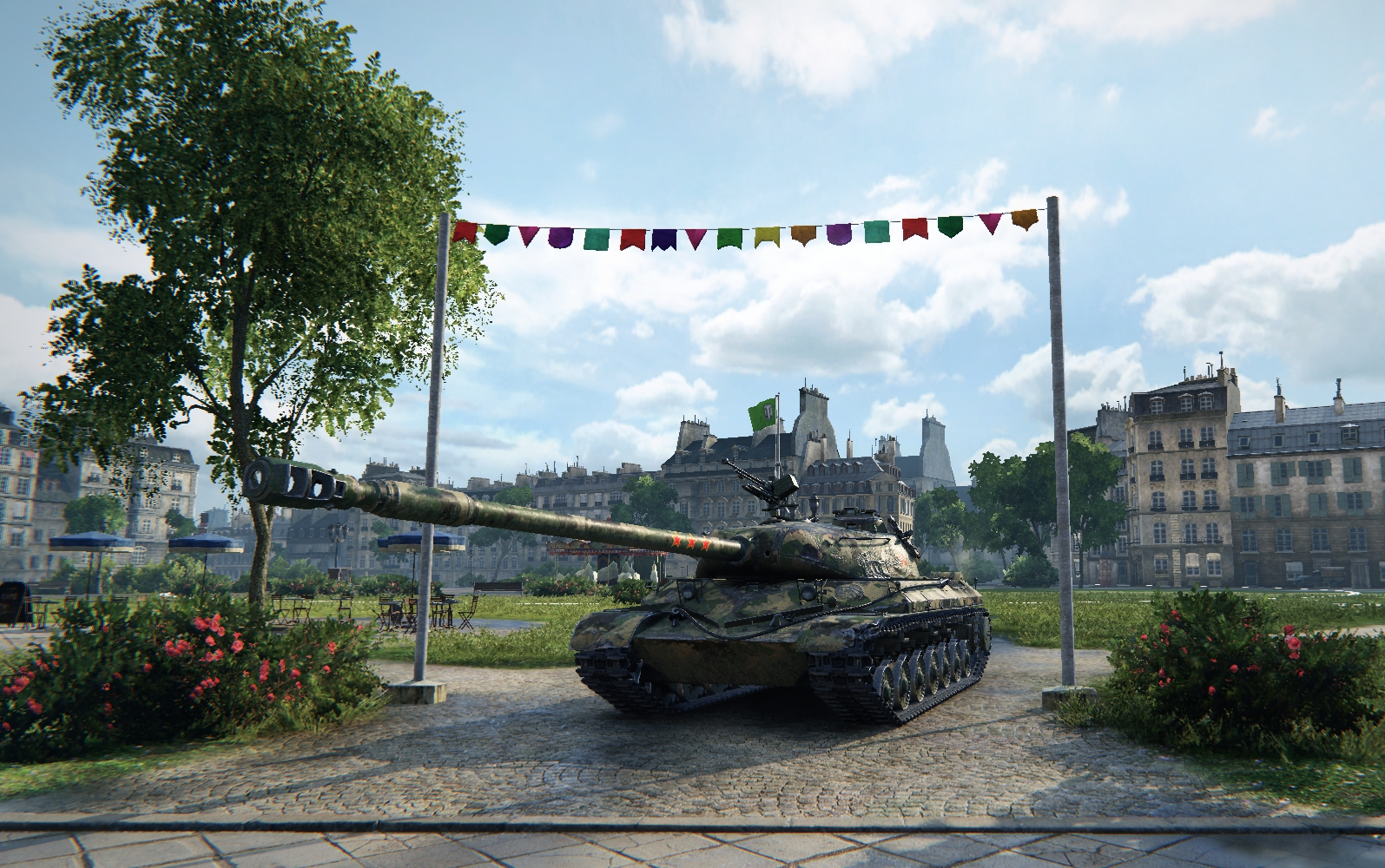 【坦克世界】c系战神王五棍三环战斗分享 6600伤害33