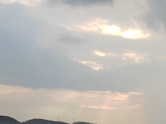 44俯视曲立村全景,高处的寺庙,#天空的颜色 #村落全景 #下午时分