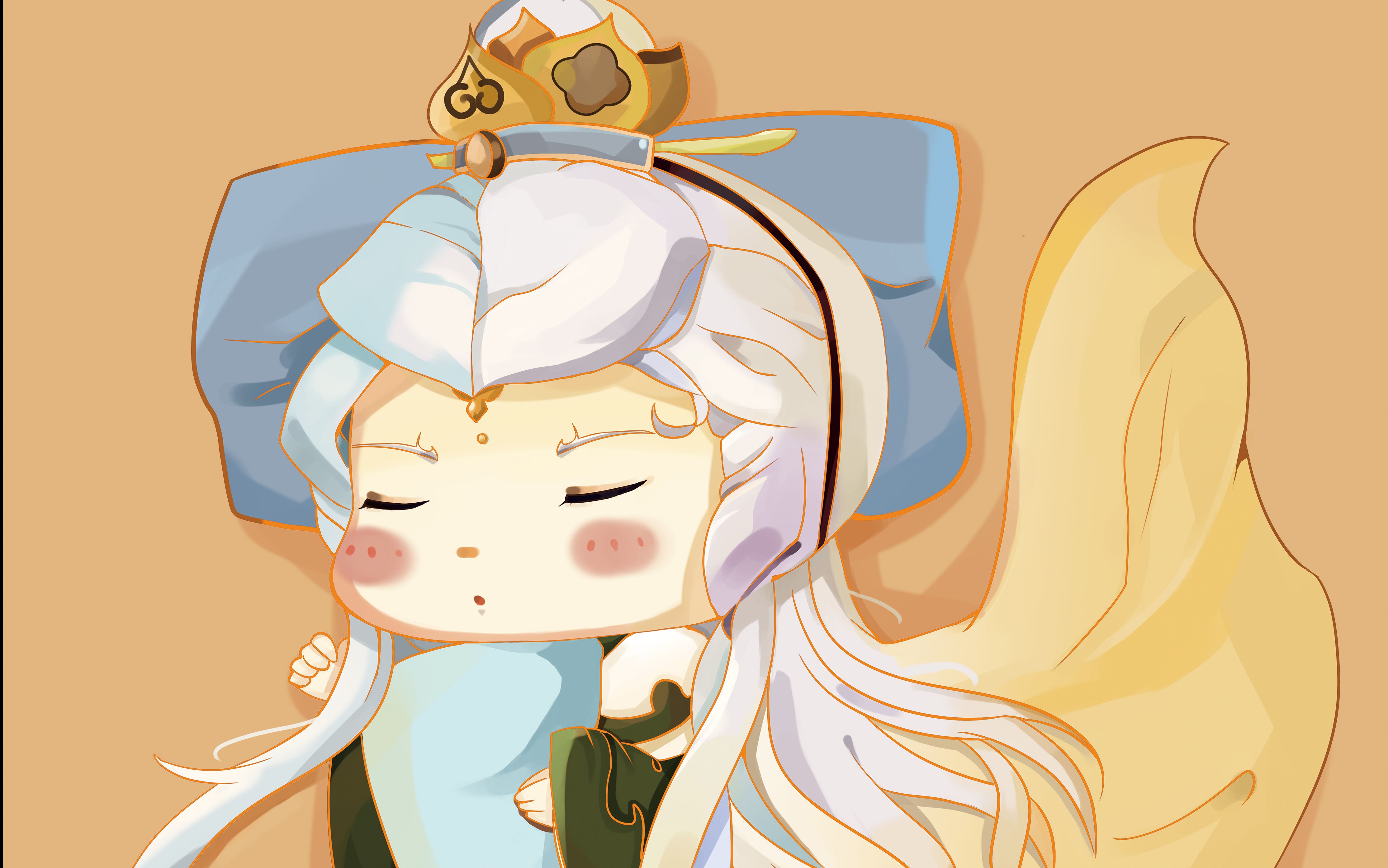 【霹雳】素还真生贺礼品ps细化上色