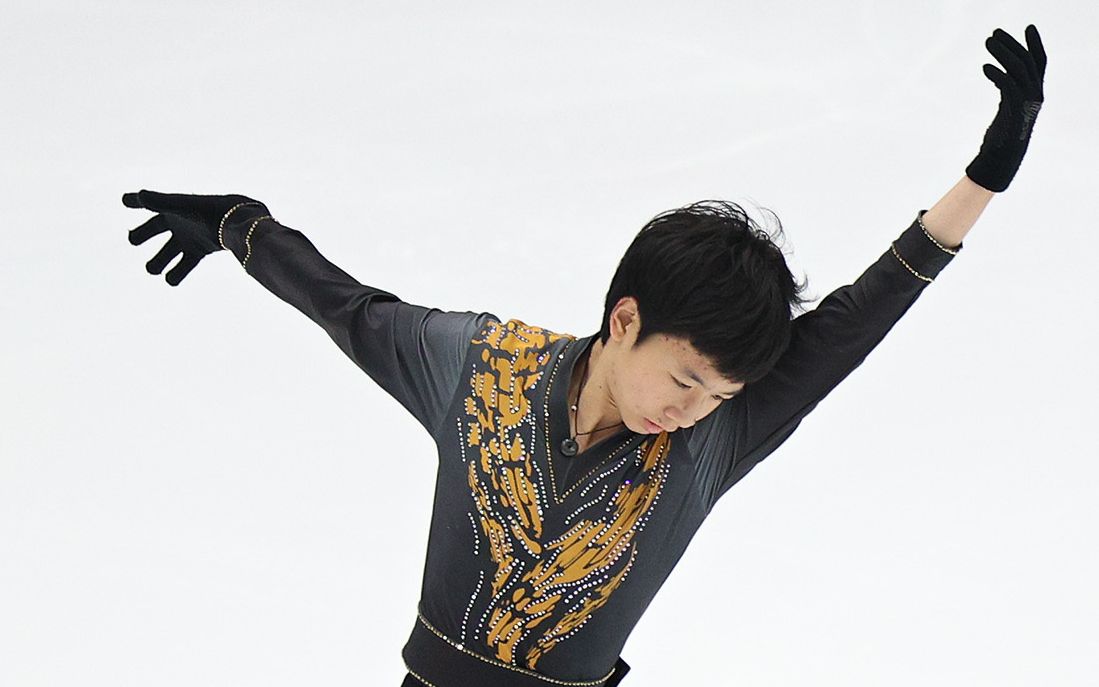 任毅涵 3t 3t jr sp第二名 2023年中国花样滑冰俱乐部联赛总决赛