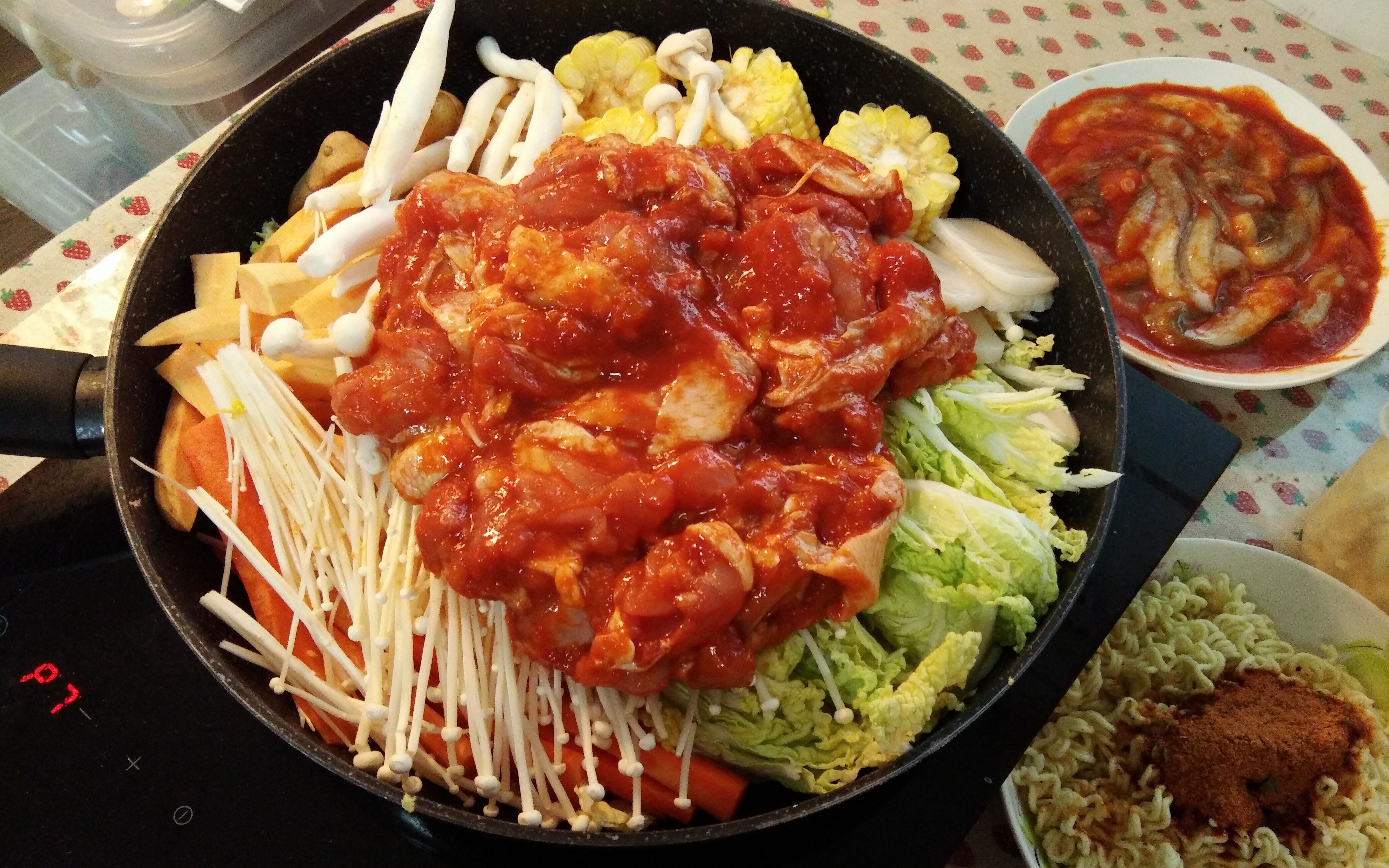 【昕昕的厨房】 韩式铁板鸡