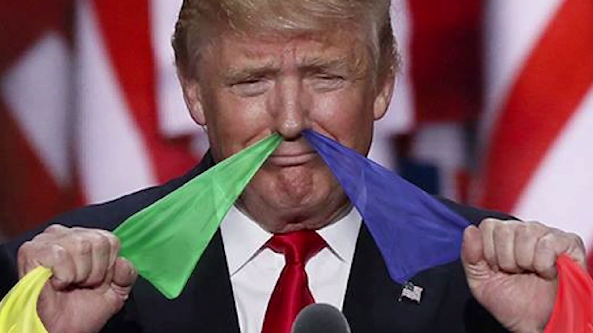 【川普被恶搞】 魔性演唱圣诞歌_哔哩哔哩 (゜-゜)つロ 干杯~-bili