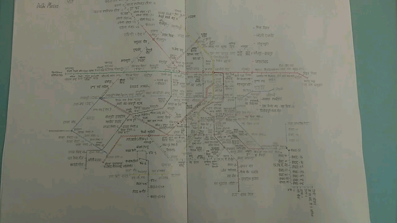 印度德里地铁线路图哔哩哔哩bilibili