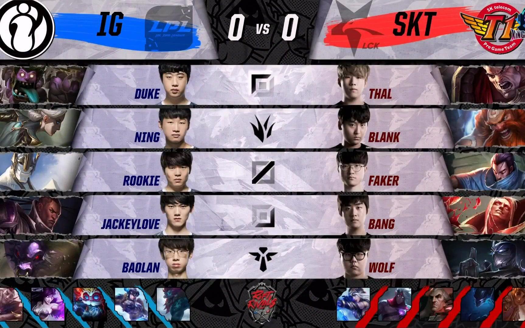 【英雄联盟】2018洲际赛台湾解说 IG VS SKT D2哔哩哔哩bilibili