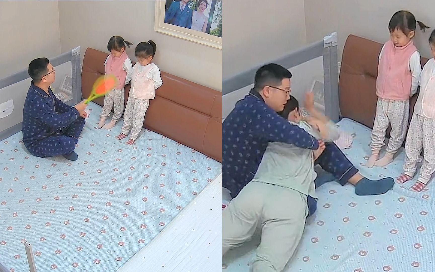 爸爸生气教训调皮孩子,妈妈埋怨丈夫没耐心,得知原因一秒变暴躁