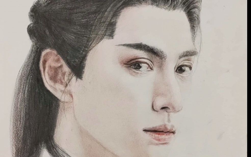 画想艺术【彩铅】罗云熙澹台烬长月烬明-画想艺术-画想艺术-哔哩哔哩