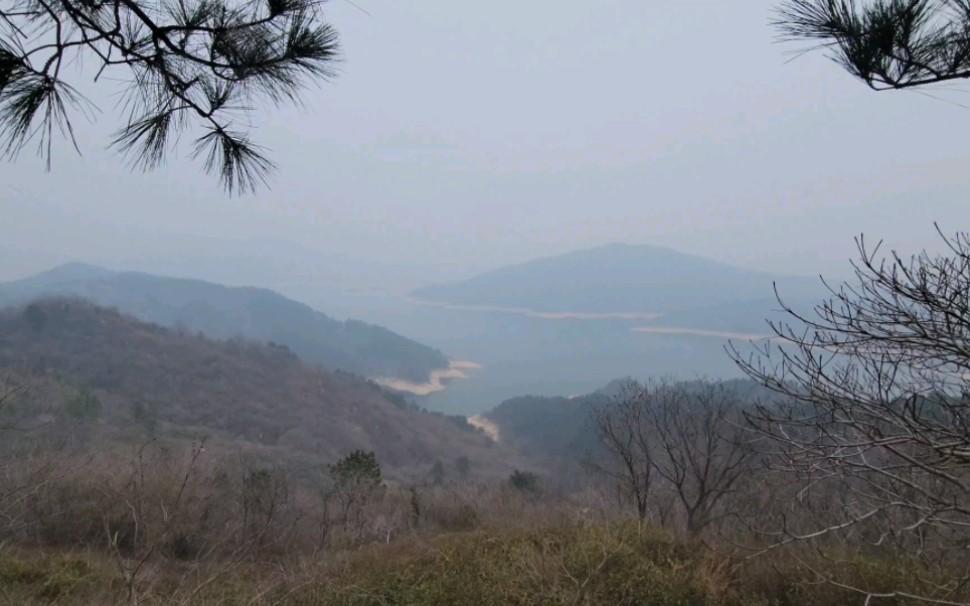 信阳市九里落雁湖,界牌水库,擂鼓台